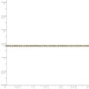 14k 1.15mm Machine-made Rope Chain Anklet - Image 4