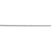 14k White Gold 1.5mm D/C Rope Chain Anklet - Image 2