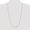14k 2mm D/C Rope with Lobster Clasp Chain - Image 2