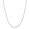 14k White Gold 2mm D/C Rope Chain