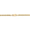 14k 2.75mm Diamond-cut Rope with Lobster Clasp Chain - Image 4