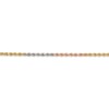 14k Tri-Color 2.9mm D/C Rope Chain - Image 3