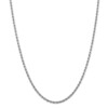 14k White Gold 2.75mm D/C Rope Chain