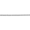 14k White Gold 2.75mm D/C Rope Chain - Image 3