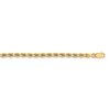 14K 3.75mm Diamond Cut Rope Chain