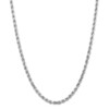 14k White Gold 4.5mm D/C Rope Chain