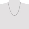 14k White Gold 4.5mm D/C Rope Chain - Image 2