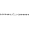 14k White Gold 4.5mm D/C Rope Chain - Image 4