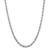 14k White Gold 5.5mm D/C Rope Chain