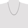 14k White Gold 5.5mm D/C Rope Chain - Image 2