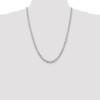 14k White Gold 5.5mm D/C Rope Chain - Image 2