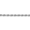 14k White Gold 5.5mm D/C Rope Chain - Image 3