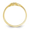 10k Double Heart CZ Ring - Image 2