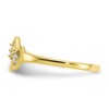 10k Double Heart CZ Ring - Image 4