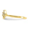 10k CZ Heart Ring - Image 4