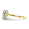 10k Double Heart CZ Ring - Image 4