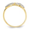 10k Double Heart CZ Ring - Image 2