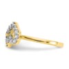 10k Double Heart CZ Ring - Image 4