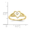 10k Heart CZ Ring - Image 3