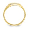 10k & Rhodium Men's Eagle Ring - Image 2