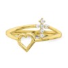 10K Heart and Cross Ring - Image 4