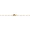 14k 1mm Singapore Chain (CARDED) - Image 4
