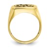 10k Men's Diamond and Black Onyx DAD Ring - Image 2